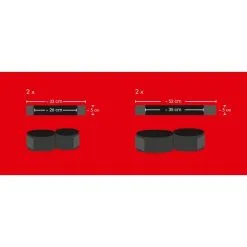 Bad Kitty Attaches Bras & Jambes 4 Pièces -SexToys Soldes bad kitty arm leg restraints 4