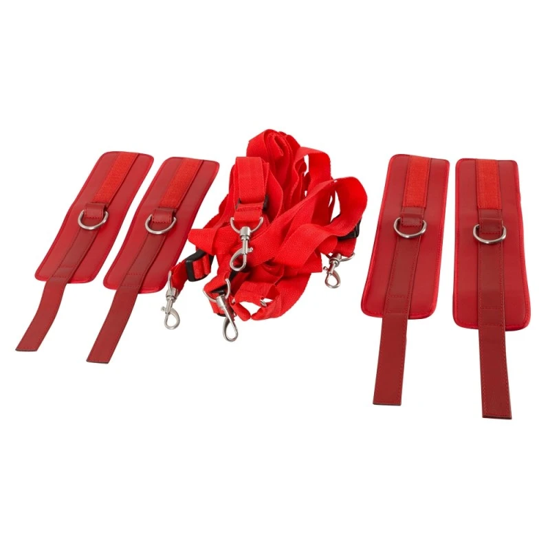 Bad Kitty Attaches De Lit Sans Barreaux Rouges 2 Bad Kitty Attaches De Lit Sans Barreaux Rouges – Image 2