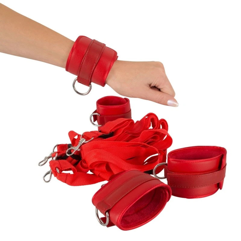 Bad Kitty Attaches De Lit Sans Barreaux Rouges 3 Bad Kitty Attaches De Lit Sans Barreaux Rouges – Image 3