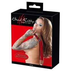 Bad Kitty Mini Martinet Velours Rouge -SexToys Soldes bad kitty mini martinet velours rouge 2