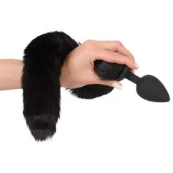 Bad Kitty Kit Plug Anal Queue Féline Noire & Serre Tête Chat -SexToys Soldes bad kitty pet play plug and ears 4