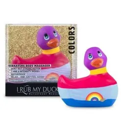 Big Teaze Toys Canard Vibrant Colors Violet -SexToys Soldes big teaze toys i rub my duckie 20 colors purple 3