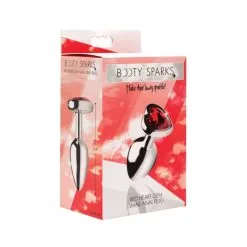 Booty Sparks Plug Anal Bijou Coeur Rouge S -SexToys Soldes booty sparks plug anal bijou coeur rouge s 3