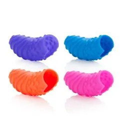 CalExotics Gaines De Doigt Silicone Finger Swirls -SexToys Soldes calexotics intimate play silicone finger swirls 2