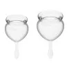 Coupes Menstruelles Satisfyer Feel Good Blanche