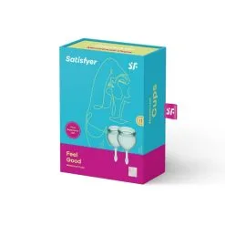 Coupes Menstruelles Satisfyer Feel Good Vert -SexToys Soldes coupes menstruelles satisfyer feel good vert 2
