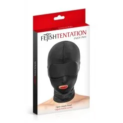 Cagoule Bouche Ouverte Fetish Tentation -SexToys Soldes fetish tentation cagoule bouche ouverte 2