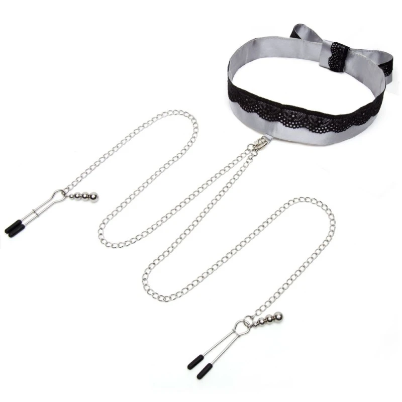 Fifty Shades Of Grey Collier Avec Pinces à Tétons Play Nice 1 Fifty Shades Of Grey Collier Avec Pinces à Tétons Play Nice