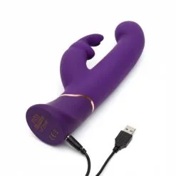 Fifty Shades Of Grey Vibromasseur Rabbit Va-et-Vient Greedy Girl Power Thrust -SexToys Soldes fifty shades of grey greedy girl power thrust vibrator 3