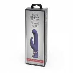 Fifty Shades Of Grey Vibromasseur Rabbit Va-et-Vient Greedy Girl Power Thrust -SexToys Soldes fifty shades of grey greedy girl power thrust vibrator 4