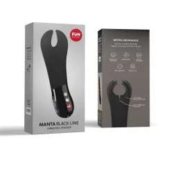 Fun Factory Masturbateur Vibrant Manta Black Line -SexToys Soldes fun factory manta black line 3