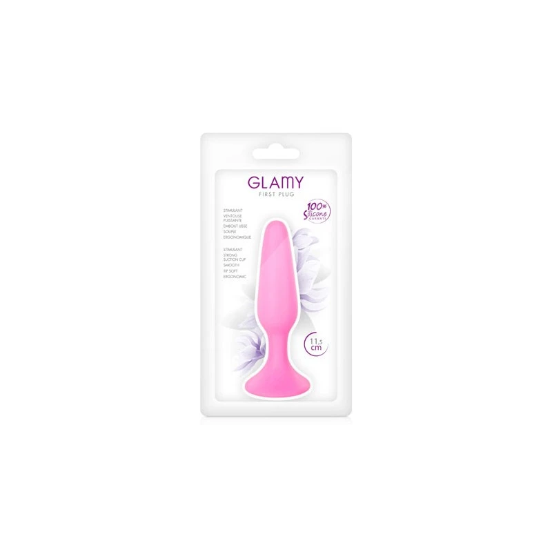GLAMY Plug Anal Ventouse First Plug Rose Small 2 GLAMY Plug Anal Ventouse First Plug Rose Small – Image 2