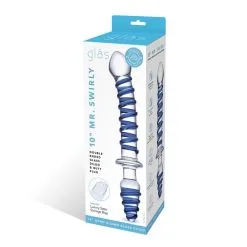 Gläs Gode & Plug Anal En Verre Mr. Swirly -SexToys Soldes glas mr swirly gode et plug anal en verre 5