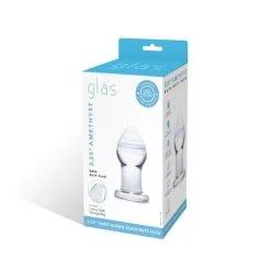 Gläs Plug Anal Transparent En Verre Amethyst Rain -SexToys Soldes glas plug anal en verre amethyst rain 5