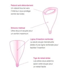 Intimina Lily Cup Taille A Coupe Menstruelle -SexToys Soldes intimina lily cup coupe menstruelle taille a 3