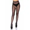 LEG AVENUE Collant Ouvert 1905 Voile Fin Noir