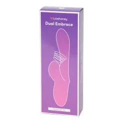 Lovehoney Vibromasseur Rabbit Chauffant Succion & Point G Dual Embrace -SexToys Soldes lovehoney dual embrace vibromasseur rabbit 5