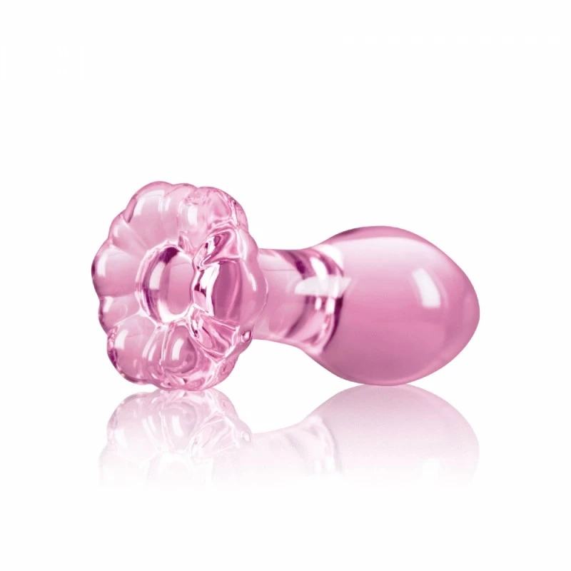 Nsnovelties Plug Anal En Verre Crystal Flower Rose 1 Nsnovelties Plug Anal En Verre Crystal Flower Rose