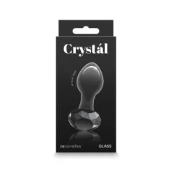 Nsnovelties Plug Anal En Verre Crystal Gem Noir -SexToys Soldes nsnovelties crystal gem plug anal en verre noir 3