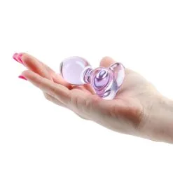 Nsnovelties Plug Anal En Verre Crystal Heart Violet -SexToys Soldes nsnovelties crystal heart plug anal en verre violet 2