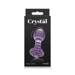 Nsnovelties Plug Anal En Verre Crystal Violet -SexToys Soldes nsnovelties crystal plug anal en verre violet 3