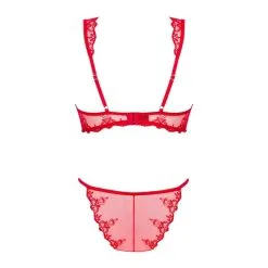Obsessive Ensemble 2 Pièces Lonesia Dentelle Rouge -SexToys Soldes obsessive ensemble 2 pieces lonesia dentelle rouge 3