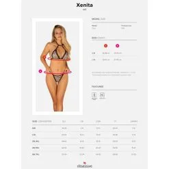 Obsessive Ensemble 2 Pièces Xenita Motif Python -SexToys Soldes obsessive ensemble 2 pieces xenita motif python 4