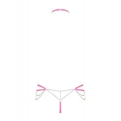 Obsessive Ensemble 2 Pièces Chainty Rose Fuchsia -SexToys Soldes obsessive ensemble chainty rose fuchsia 3