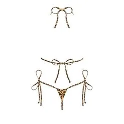 Obsessive Maillot De Bain Micro 2 Pièces Bella Vista Léopard -SexToys Soldes obsessive maillot de bain 2 pieces micro bella vista leopard 3