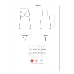 Obsessive Nuisette Leatheria Noire -SexToys Soldes obsessive nuisette leatheria noire 4