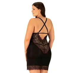Obsessive Nuisette Vanessme Dentelle Florale Noire GT -SexToys Soldes obsessive nuisette vanessme dentelle noire gt 2