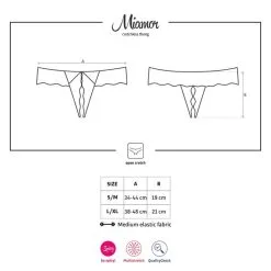 Obsessive String Ouvert Miamor -SexToys Soldes obsessive string ouvert miamor 4