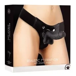Ouch! Gode Ceinture Réaliste Cuir 18 Cm -SexToys Soldes ouch realiste gode ceinture cuir 18 cm 2