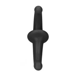 Ouch! Gode Ceinture Silicone Strapless Strapon Noir -SexToys Soldes ouch silicone strapless strapon 2