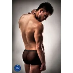 Passion Boxer Transparent Noir