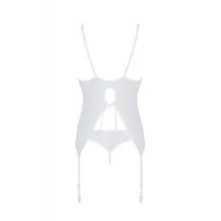 Passion Guêpière Dentelle Blanche Ursula -SexToys Soldes passion guepiere dentelle blanche ursula 2