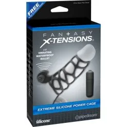 Pipedream Manchon Vibrant Extreme Silicone Power Cage -SexToys Soldes pipedream fantasy x tensions extreme silicone power cage 2