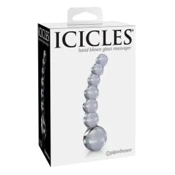 Pipedream Chapelet Anal Transparent En Verre Icicles N°66 -SexToys Soldes pipedream icicles no 66 2