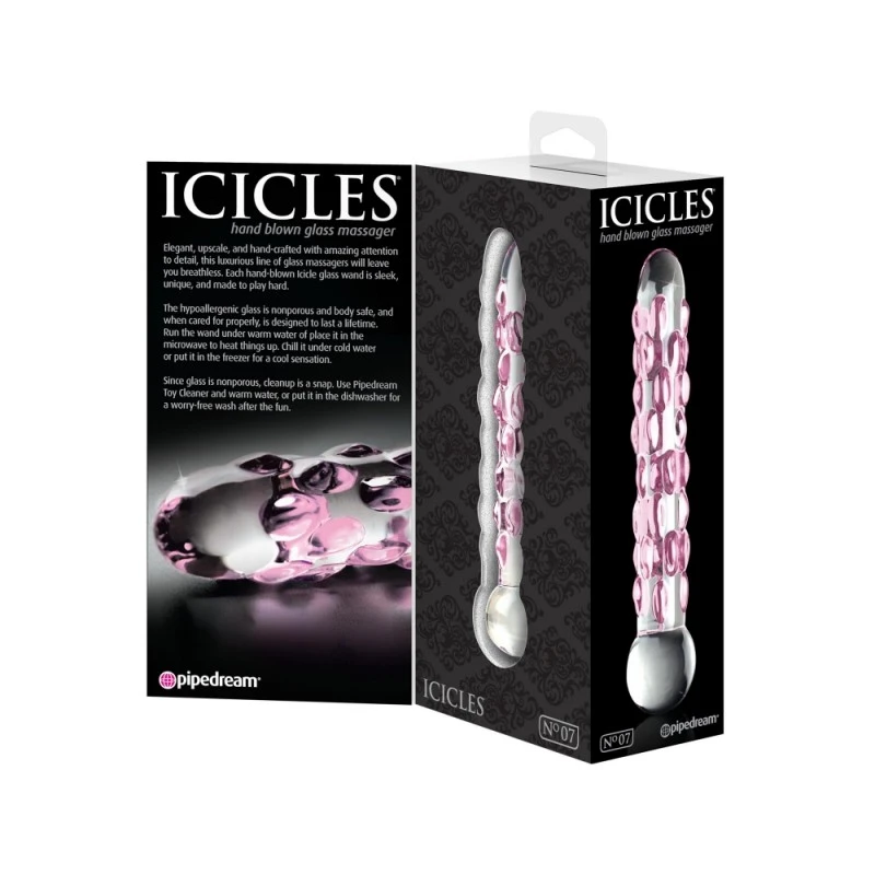 Pipedream Gode En Verre Icicles N°07 2 Pipedream Gode En Verre Icicles N°07 – Image 2