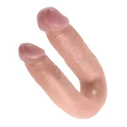 Pipedream Double Dong Medium Double Trouble King Cock -SexToys Soldes pipedream king cock medium double trouble 14 cm 3