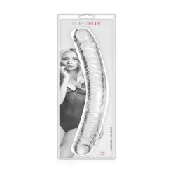 PURE JELLY Double Dong 44 Cm Cristal Veiné Transparent 5 PURE JELLY Double Dong 44 Cm Cristal Veiné Transparent -SexToys Soldes pure jelly double dong 44 cm cristal veine transparent 2