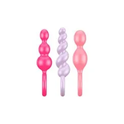 Kit 3 Satisfyer Plugs Anal Booty Call Colored -SexToys Soldes satisfyer booty call colored 3