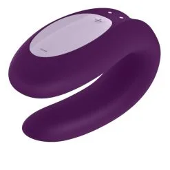 Double Joy Violet Satisfyer Partner Stimulateur Connecté Pour Couple -SexToys Soldes satisfyer partner purple doube joy 2