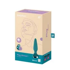 Satisfyer Plugs Satisfyer Plug-ilicious 1 Vert Plug Anal Vibrant Connecté -SexToys Soldes satisfyer plug ilicious 1 plug anal vibrant connecte vert 3