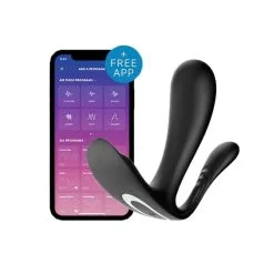 Satisfyer Top Secret + Noir Vibromasseur Connecté