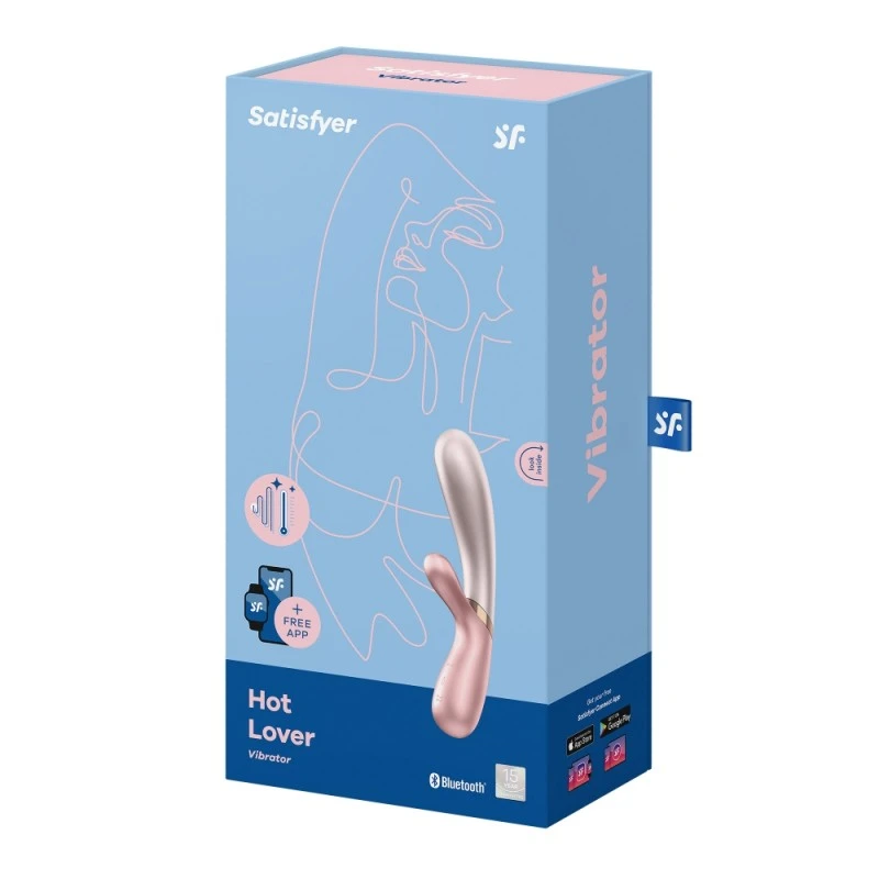 Satisfyer Hot Lover Vibromasseur Rabbit Chauffant Connecté Rose 6 Satisfyer Hot Lover Vibromasseur Rabbit Chauffant Connecté Rose – Image 6