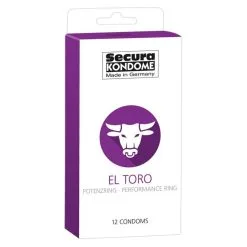 Secura Kondome Préservatifs El Toro Boîte De 12