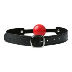 Sex & Mischief Baillon Boule Rouge Ferme -SexToys Soldes sex mischief solid red ball gag 2