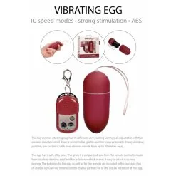 Shots Toys Oeuf Vibrant Télécommandé Vibrating Egg Large Rouge -SexToys Soldes shots toys vibrating egg large rouge 5