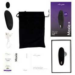 We-Vibe Moxie+ Noir Culotte Vibrante Connectée -SexToys Soldes we vibe moxie plus culotte vibrante noir 5